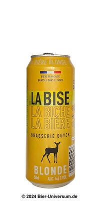 Brasserie Duyck La Bise Blonde